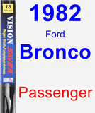 Passenger Wiper Blade for 1982 Ford Bronco - Vision Saver