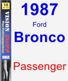 Passenger Wiper Blade for 1987 Ford Bronco - Vision Saver