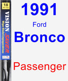 Passenger Wiper Blade for 1991 Ford Bronco - Vision Saver