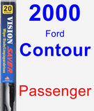 Passenger Wiper Blade for 2000 Ford Contour - Vision Saver