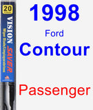 Passenger Wiper Blade for 1998 Ford Contour - Vision Saver