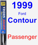 Passenger Wiper Blade for 1999 Ford Contour - Vision Saver