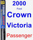 Passenger Wiper Blade for 2000 Ford Crown Victoria - Vision Saver