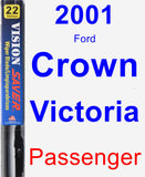 Passenger Wiper Blade for 2001 Ford Crown Victoria - Vision Saver