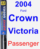 Passenger Wiper Blade for 2004 Ford Crown Victoria - Vision Saver