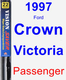 Passenger Wiper Blade for 1997 Ford Crown Victoria - Vision Saver