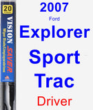 Driver Wiper Blade for 2007 Ford Explorer Sport Trac - Vision Saver
