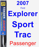 Passenger Wiper Blade for 2007 Ford Explorer Sport Trac - Vision Saver