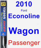 Passenger Wiper Blade for 2010 Ford Econoline Wagon - Vision Saver