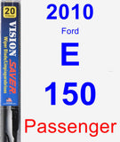 Passenger Wiper Blade for 2010 Ford E-150 - Vision Saver