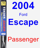 Passenger Wiper Blade for 2004 Ford Escape - Vision Saver