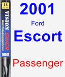 Passenger Wiper Blade for 2001 Ford Escort - Vision Saver