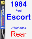 Rear Wiper Blade for 1984 Ford Escort - Vision Saver