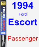 Passenger Wiper Blade for 1994 Ford Escort - Vision Saver