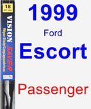 Passenger Wiper Blade for 1999 Ford Escort - Vision Saver