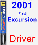 Driver Wiper Blade for 2001 Ford Excursion - Vision Saver