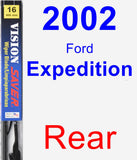 Rear Wiper Blade for 2002 Ford Expedition - Vision Saver