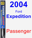 Passenger Wiper Blade for 2004 Ford Expedition - Vision Saver