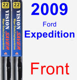 Front Wiper Blade Pack for 2009 Ford Expedition - Vision Saver