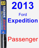 Passenger Wiper Blade for 2013 Ford Expedition - Vision Saver