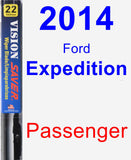 Passenger Wiper Blade for 2014 Ford Expedition - Vision Saver