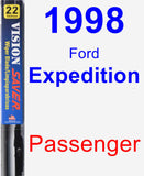 Passenger Wiper Blade for 1998 Ford Expedition - Vision Saver