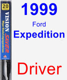 Driver Wiper Blade for 1999 Ford Expedition - Vision Saver