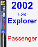 Passenger Wiper Blade for 2002 Ford Explorer - Vision Saver