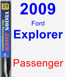 Passenger Wiper Blade for 2009 Ford Explorer - Vision Saver