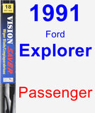 Passenger Wiper Blade for 1991 Ford Explorer - Vision Saver