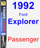 Passenger Wiper Blade for 1992 Ford Explorer - Vision Saver