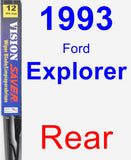 Rear Wiper Blade for 1993 Ford Explorer - Vision Saver