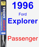 Passenger Wiper Blade for 1996 Ford Explorer - Vision Saver