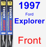 Front Wiper Blade Pack for 1997 Ford Explorer - Vision Saver