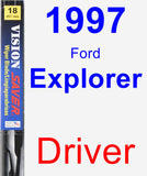 Driver Wiper Blade for 1997 Ford Explorer - Vision Saver