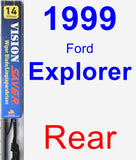 Rear Wiper Blade for 1999 Ford Explorer - Vision Saver