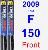 Front Wiper Blade Pack for 2009 Ford F-150 - Vision Saver