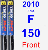 Front Wiper Blade Pack for 2010 Ford F-150 - Vision Saver