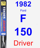 Driver Wiper Blade for 1982 Ford F-150 - Vision Saver