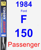 Passenger Wiper Blade for 1984 Ford F-150 - Vision Saver