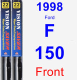 Front Wiper Blade Pack for 1998 Ford F-150 - Vision Saver