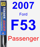 Passenger Wiper Blade for 2007 Ford F53 - Vision Saver