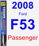 Passenger Wiper Blade for 2008 Ford F53 - Vision Saver