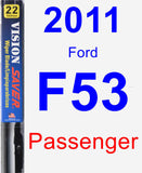 Passenger Wiper Blade for 2011 Ford F53 - Vision Saver