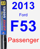 Passenger Wiper Blade for 2013 Ford F53 - Vision Saver