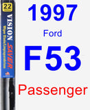 Passenger Wiper Blade for 1997 Ford F53 - Vision Saver