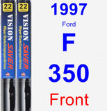 Front Wiper Blade Pack for 1997 Ford F-350 - Vision Saver