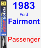 Passenger Wiper Blade for 1983 Ford Fairmont - Vision Saver