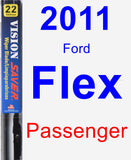 Passenger Wiper Blade for 2011 Ford Flex - Vision Saver