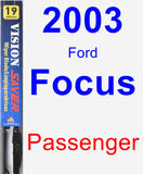 Passenger Wiper Blade for 2003 Ford Focus - Vision Saver